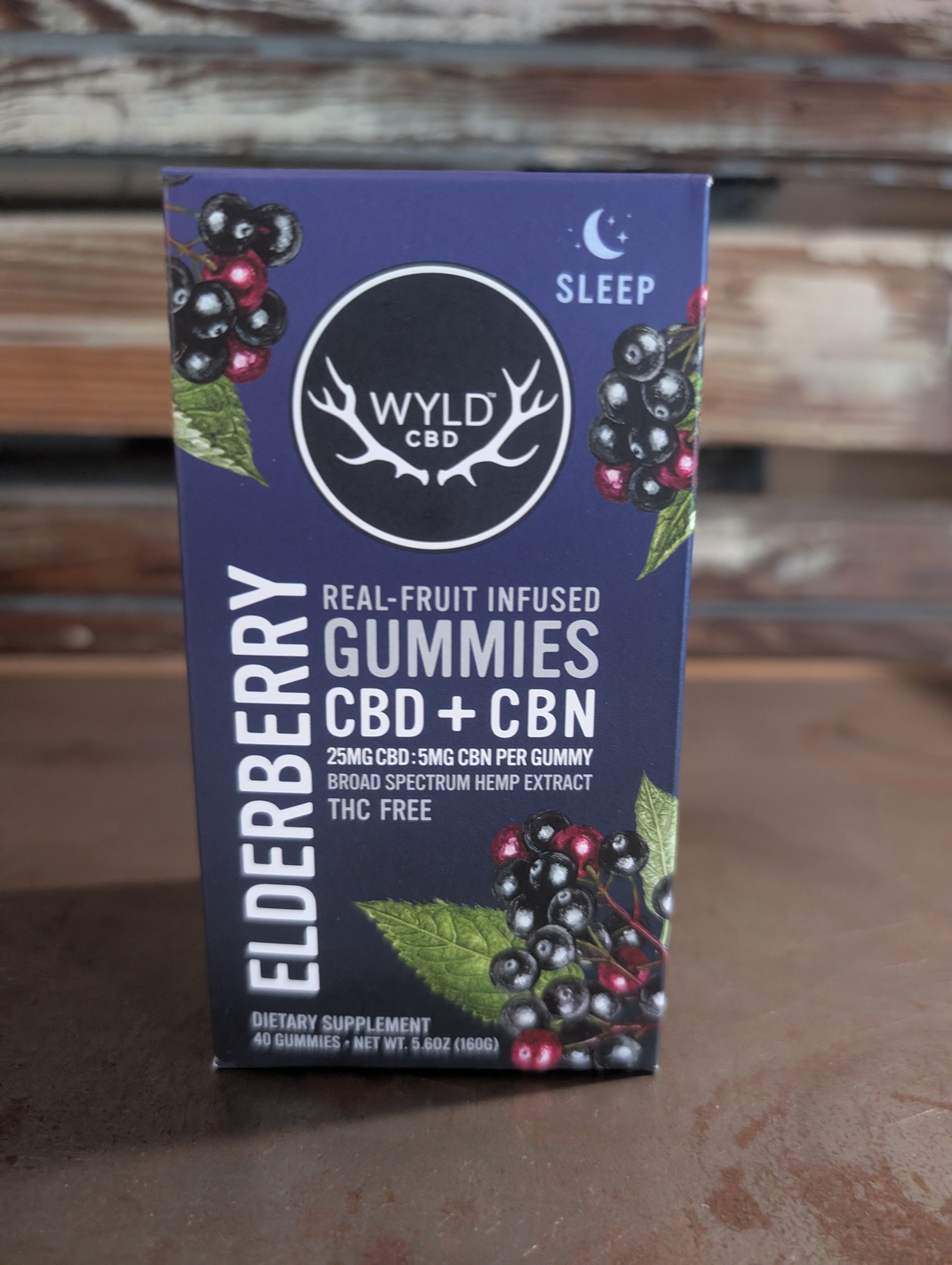 Wyld Hemp THC Free Gummies 40ct