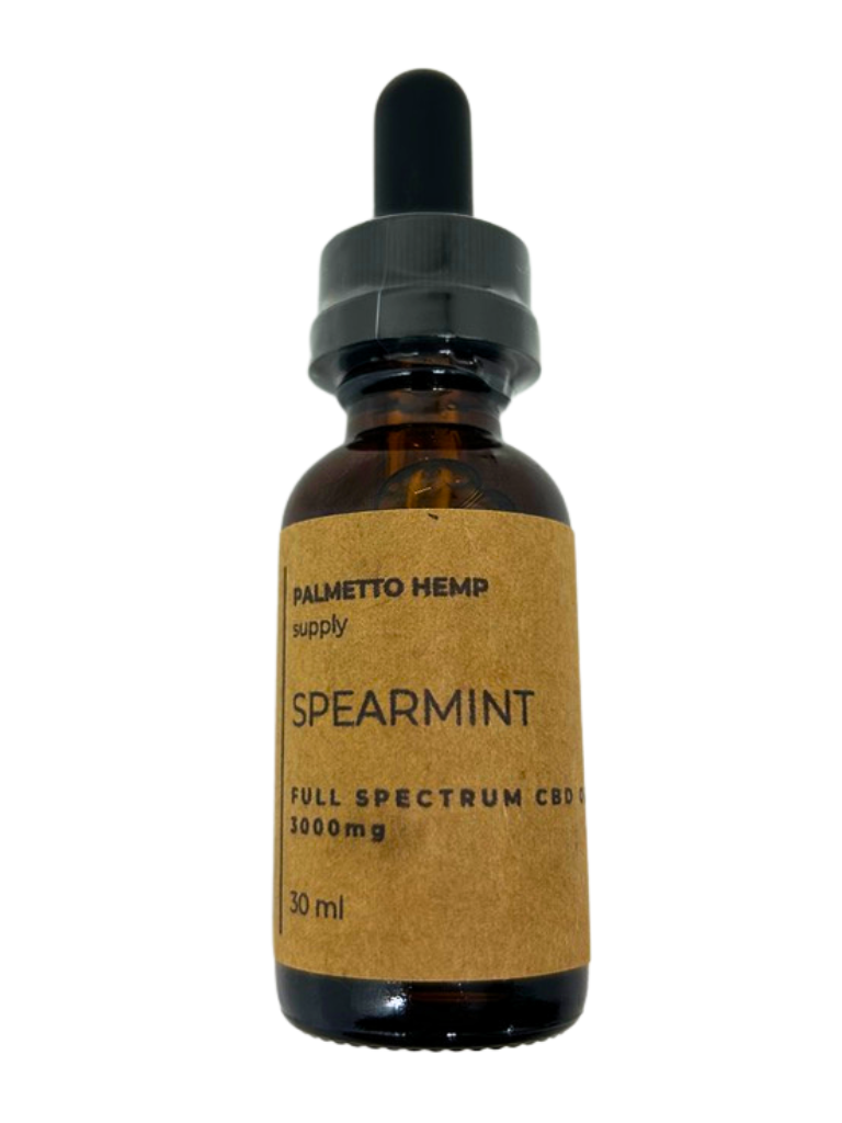 Tincture - Spearmint 3000mg CBD by Palmetto Hemp Supply
