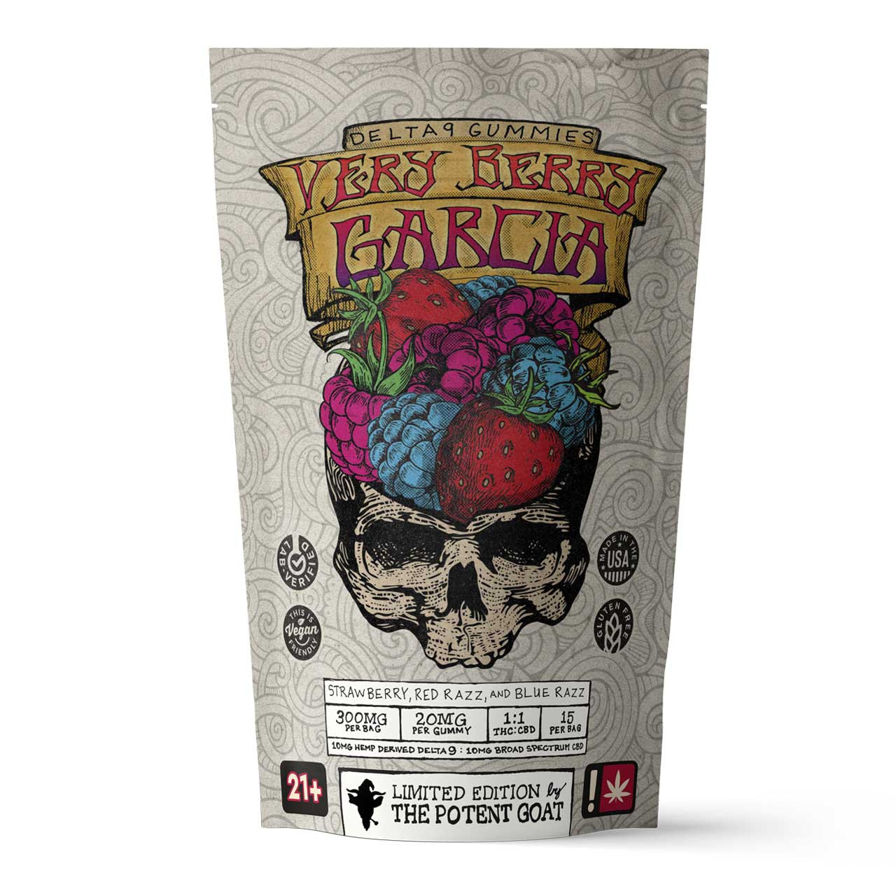 The Potent Goat D9 300mg Gummies